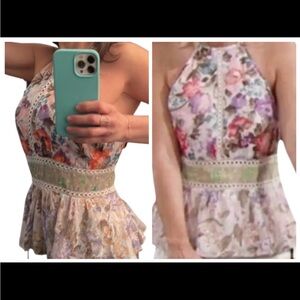 Rebecca Taylor Silk Floral Halter Top
Blouse Pastel. 🫦❤️‍🔥🌷🌺🥰
